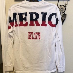American Long Sleeve Tee